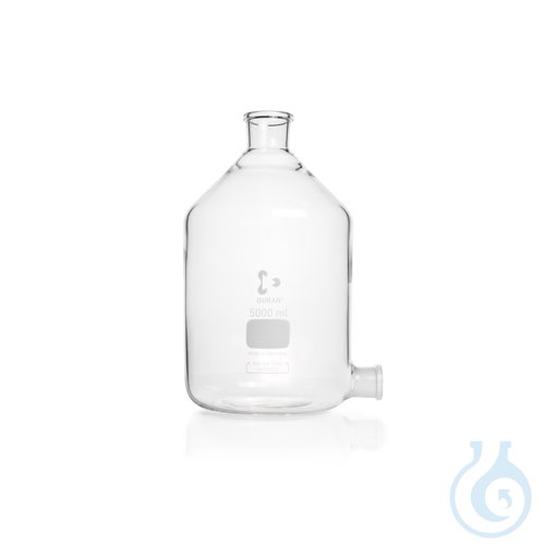 DURAN&reg; Aspirator Bottle, standard taper socket, unground neck, without
