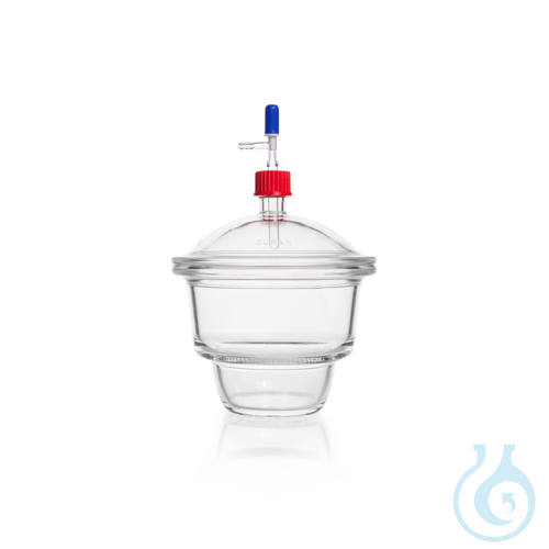 DURAN® Vacuum Dessicator Set type MOBILEX (GL 32), stopcock with PTFE spindle
