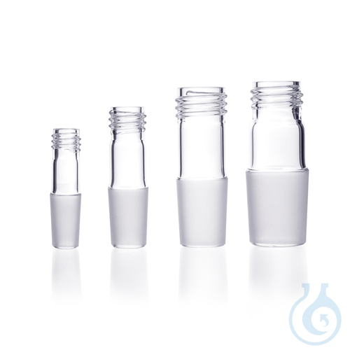DURAN® Tube with Screw Thread, with DIN thread, and standard ground cone