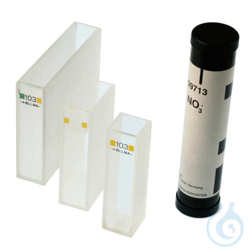 REK 10 Quarz , 1 rectangular cuvette quartz, layer thickness 10 mm.