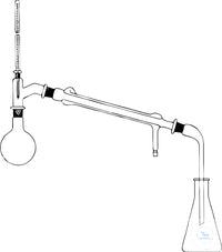 Distilling apparatus for normal pressure