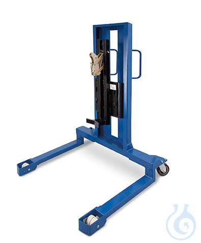 drum lifter made of steel (with gripper), wide running gear