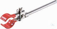 Clamp 25 mm, nickel plated, vinyl coated jaws