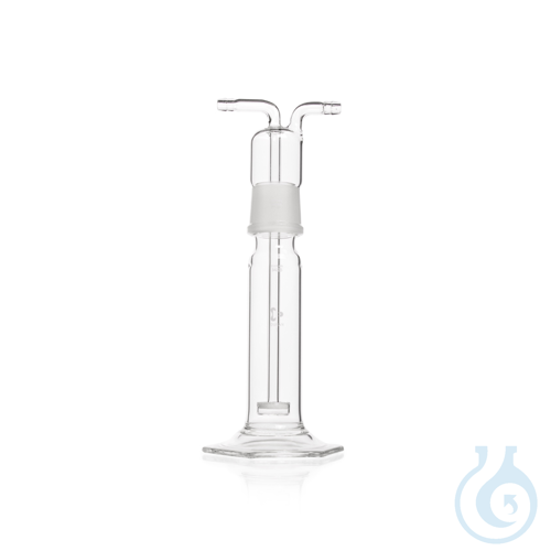 DURAN® Gas Washing Bottle, head with filter disc, with standard ground joint