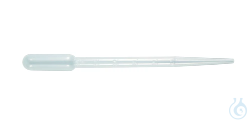 Pasteur-plast pipets 3.0 ml, 160 mm, graduated, non-sterilized