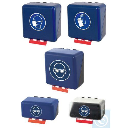 neoChoice Aufbewahrungsbox f. Mundschutz, blau, midi