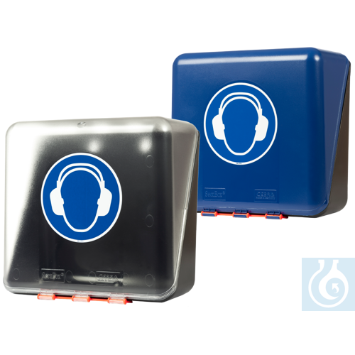 neoChoice Aufbewahrungsbox f. Kapselgehörschützer, transparent, midi