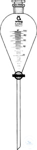 Separatory funnel Squibb 50ml NS 19/26