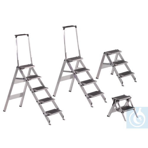 neoChoice Sicherheits-Trittleiter 3 Stufen, Standhöhe 0,69 m