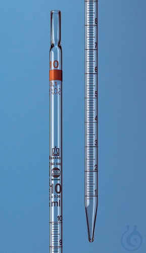 Grad. pip. SILBERBRAND-ETERNA B type 2, 10 :0,1 ml tot.del. AR-Glas cotton end