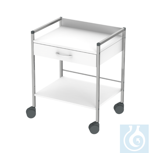 neoChoice Mehrzweckwagen,1 Schublade, Gestell verchromt