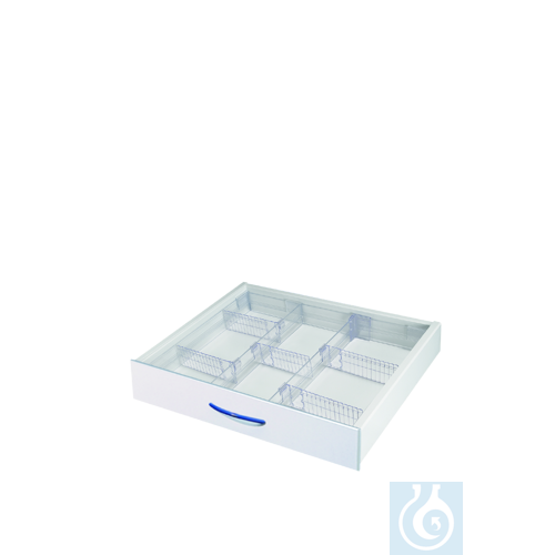 neoChoice Schubladeneinsatz für Rollwagen 60 cm, variabel, transparent