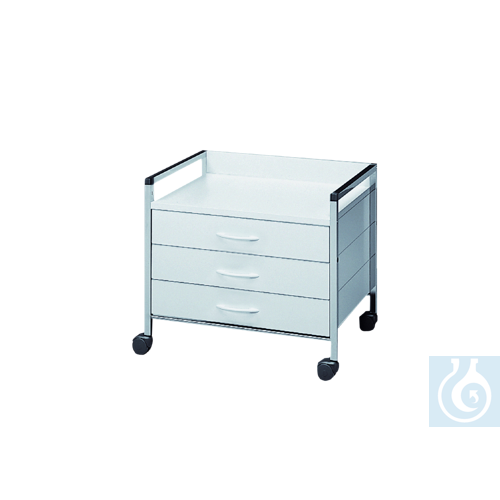 neoChoice Variocar Unterfahrwagen, 3 Schubladen, 60 x 45 x 52 cm
