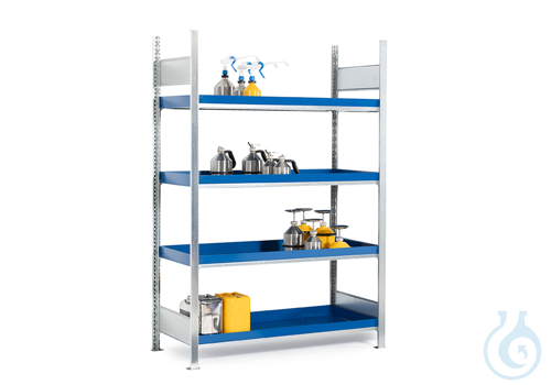 hazardous substances rack (basic rack) steel galv. steel painted, 1360x437x2000