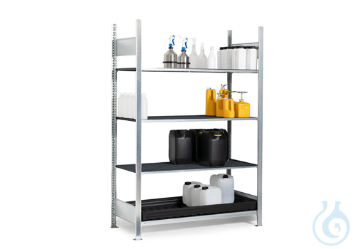 hazardous substances rack (basic rack) RSG-K 1364 steel galv., 1360x637x2000
