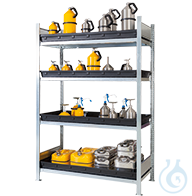 hazardous substances rack (basic rack) RSW 1364 steel galv., 1360x637x2000