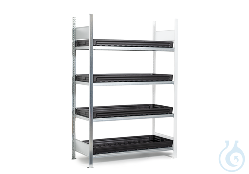 hazardous substances rack (extension rack) RSW 1364 steel galv., 1312x637x2000