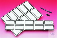Blank labels, 74 x 37 mm, 7100/3000