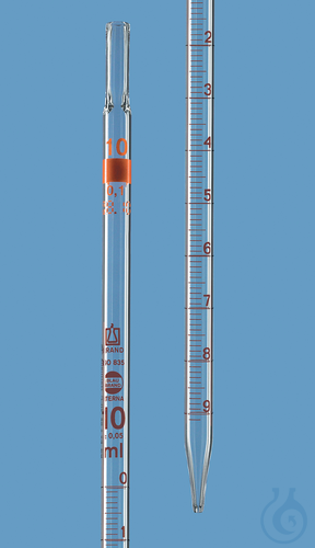 Grad.pip. BLAUBRAND-ETERNA AS DE-M, 10 ml:0,1 ml, total delivery, AR-Glas