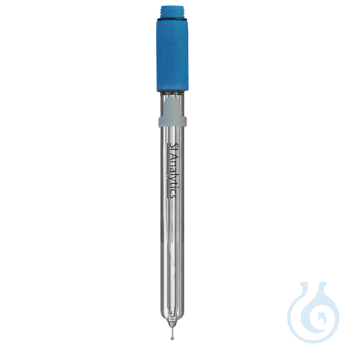 Pt 62, Metal combination electrode with glass shaft , platinum junction,