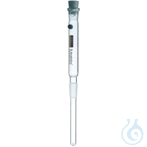 B 511, Electrolyte bridges, glass shaft, tapper NS 14,5, length 103 mm, ceramic
