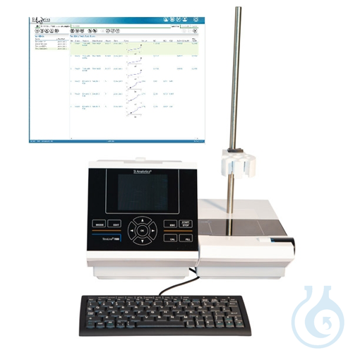 TL 7000-TitriSoft, TitroLine® 7000 basic unit with magnetic stirrer TM 235, with