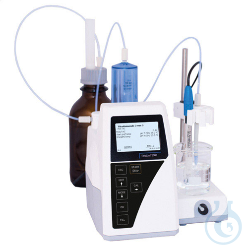 TL 5000/20 M2, TitroLine® 5000 Module 2 for pH titrations, scope of delivery as