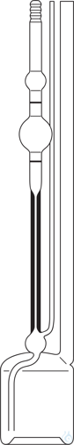 531 10, Ubbelohde viscometer for dilution series, not calibrated, Capillary No.