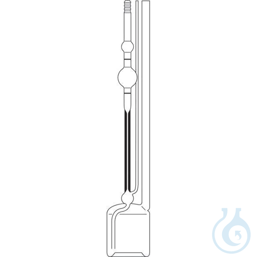 531 13, Ubbelohde viscometer for dilution series, not calibrated, Capillary No.