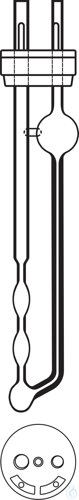 064 99, Holder for Cannon-Fenske and Ostwald viscometers, for manual