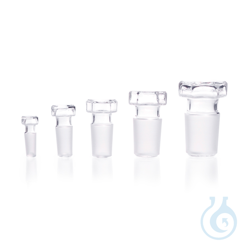 DURAN® Hexagonal Stopper flat, diamond-ground