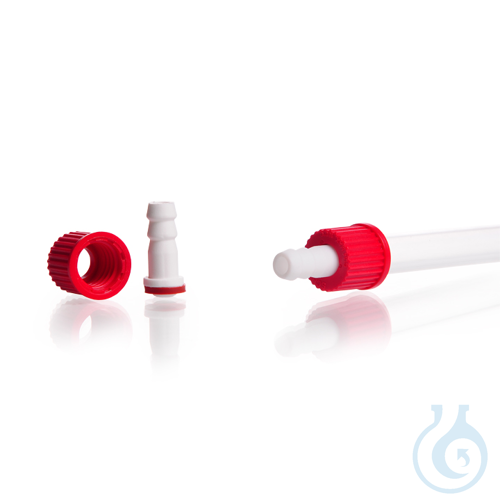 Plastic Hose Connection, PP, with silicone seal, with PBT screw cap, straight