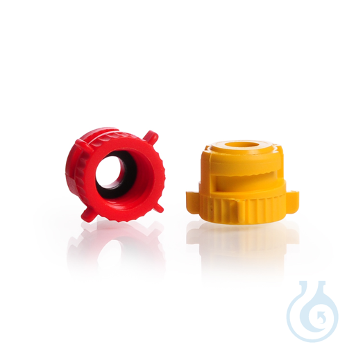 KECK™ Screw Cap for Adapter KA, with flat EPDM sealing 12 mm