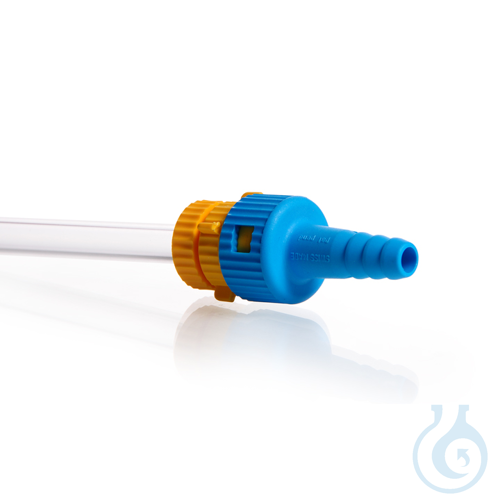 KECK™ Adapter KA , complete, from hose connection glass to connection plastic