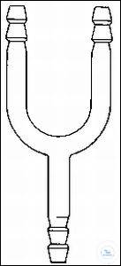 U-connection tubes with serrated ends,