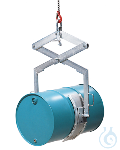 drum lifting gear / turner made of steel, HW (with drum gripper)
