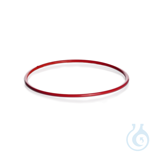 O-Ring, red, FEP coated, not suitable for desiccators