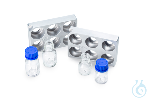 DURAN® ANSI/SLAS Microplate Holder , for 2 x 3 10 ml or 25 ml GL 25 bottles