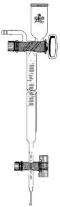 Gas-burette 100ml:0,2ml