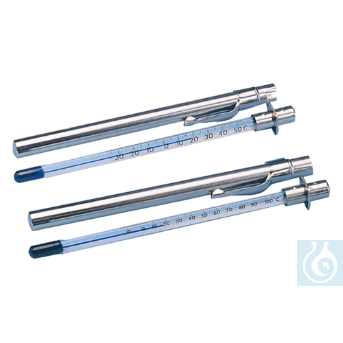 neoChoice Thermometer ohne Quecksilber + Schutzhülle, -35 bis + 50°C