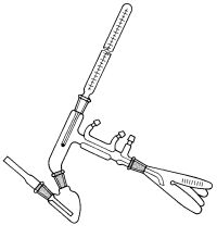Short path distilling apparatus micro complete