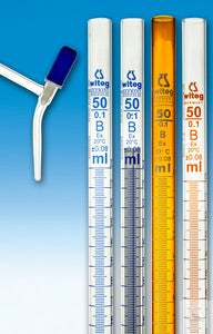 Burettes, Class B, 50ml : 0,1, clear gla