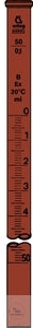 BURETTE-TUBES,CLASS-B, AMBER GLASS 100