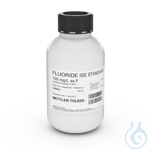 ISE standard F 100 mg/L, 500mL