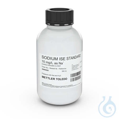 ISE standard Na 10 mg/L, 500mL