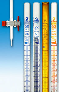 Burettes, 25:0,05 ml, class-AS, straight