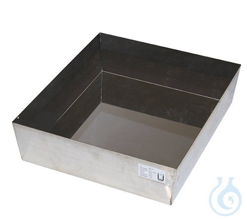 bottom collecting sump st.steel 1.4016 raw for Q90/S90 B600 442x507x127