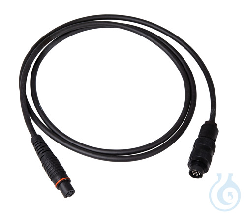 KKDU 325, Connection cable, 3.3 ft (1 m), 8-pin plug, for flow-through conductiv