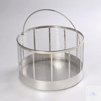 Wire mesh basket with closed bottom part