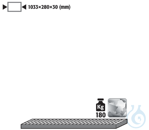 grid as storage level st. galv. for G30 B1200 1033x280x30